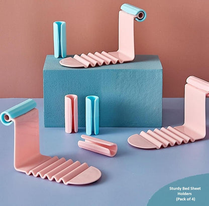 Sturdy Bed Sheet Holders (Pack of 4)