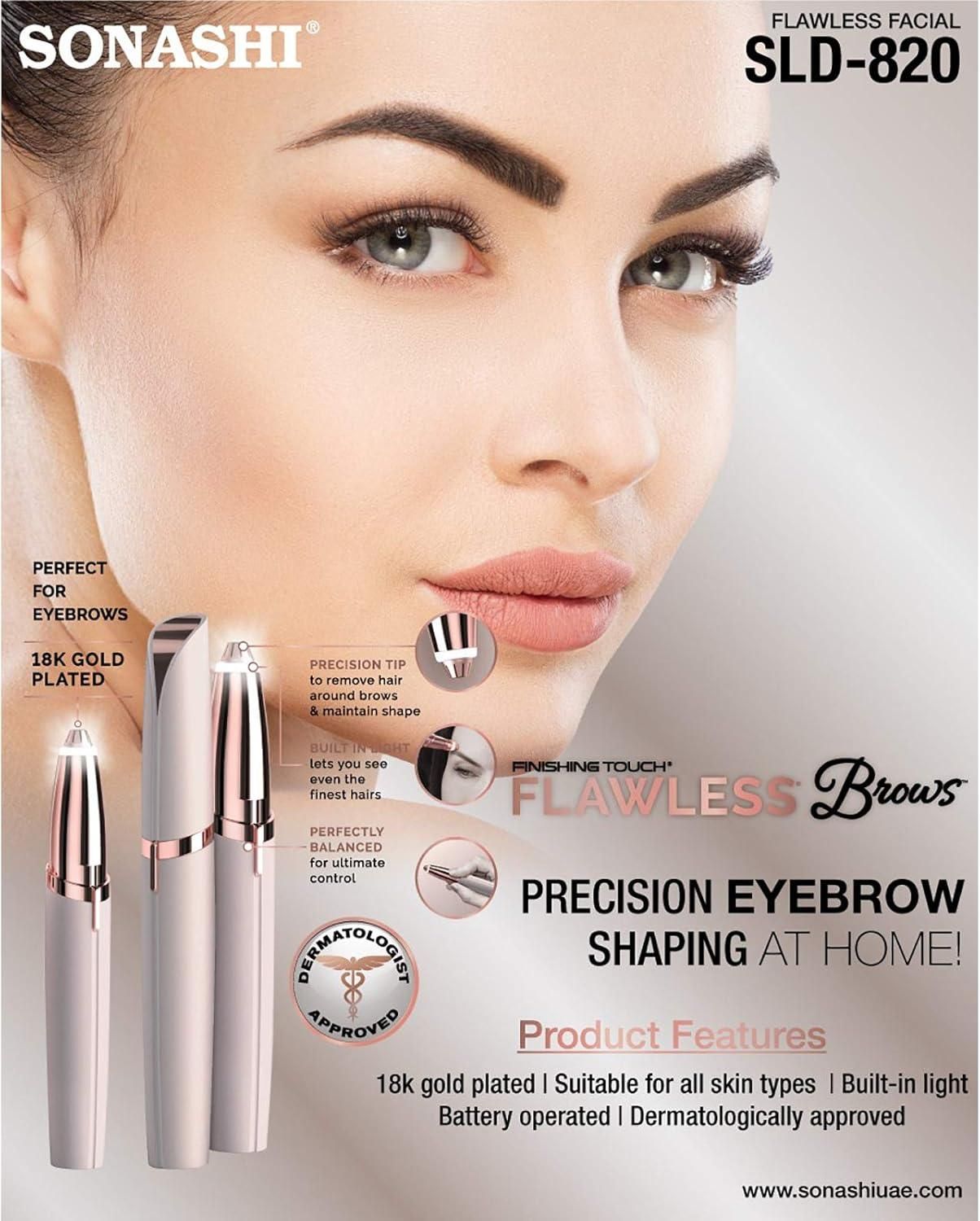 Flawless Rechargeable Eyebrow Trimmer for Women