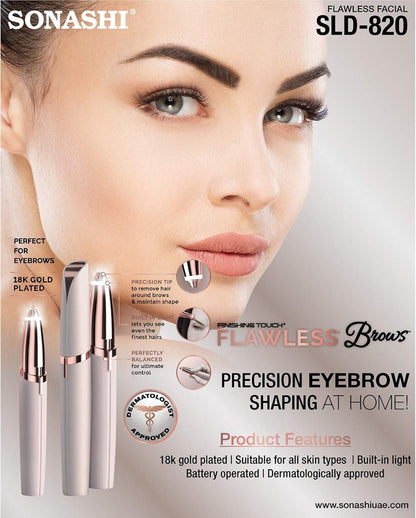 Flawless Rechargeable Eyebrow Trimmer for Women